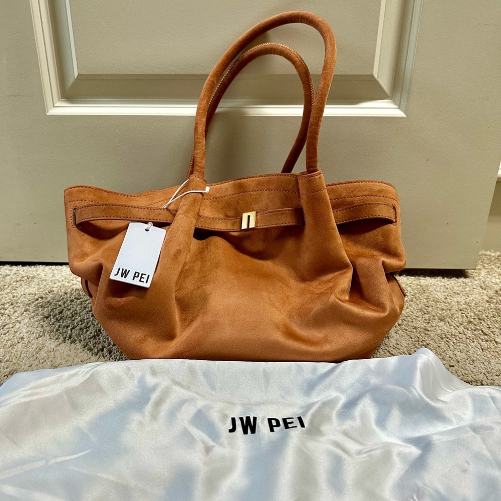 JW PEI Hana Medium Brown Women's Tote Bag